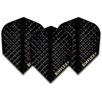 Harrows Darts Harrows Dimplex-Plumas para Dardos (4 Unidades)- Color Negro- Unisex- Klassisch